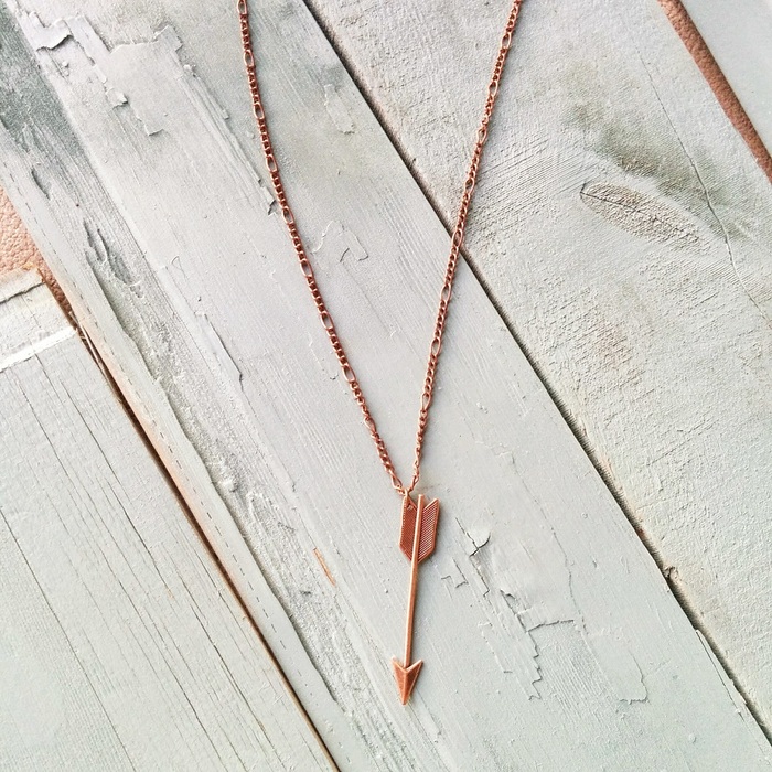 Copper Arrow Necklace Taste Of Country Store 8854