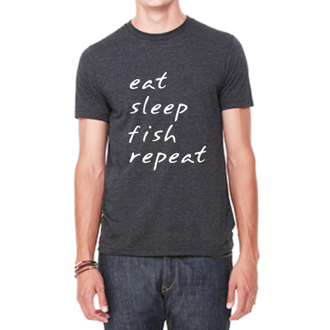 eat sleep fish repeat shirt