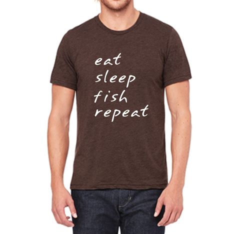 eat sleep fish repeat shirt