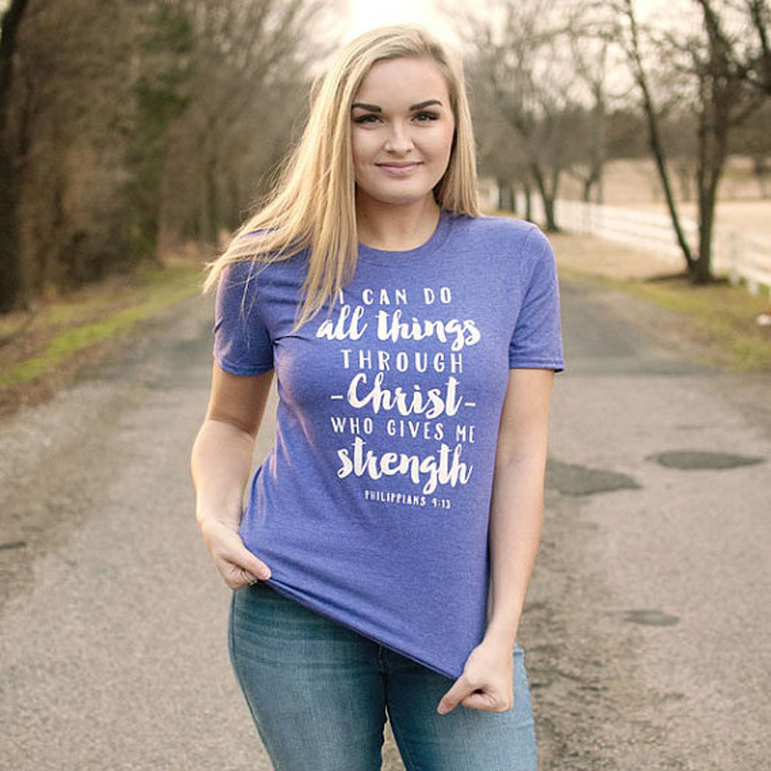 Philippians 4:13 T-Shirt – Taste of Country Store