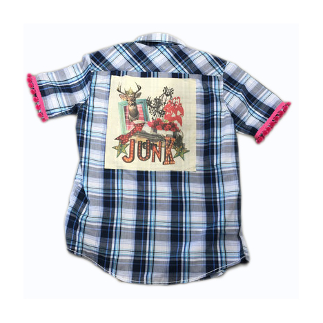 Junk Patch Plaid Shirt