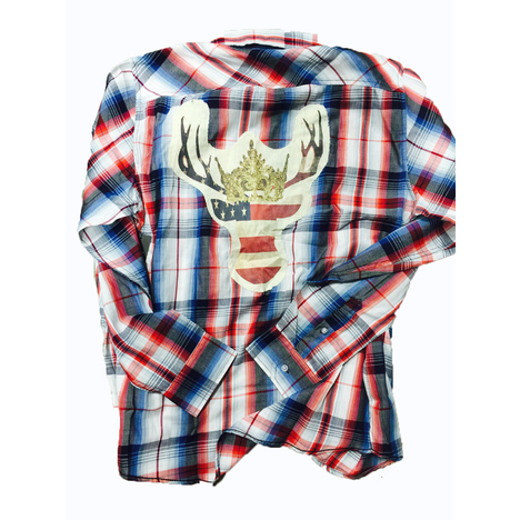 USA Deer Plaid Shirt