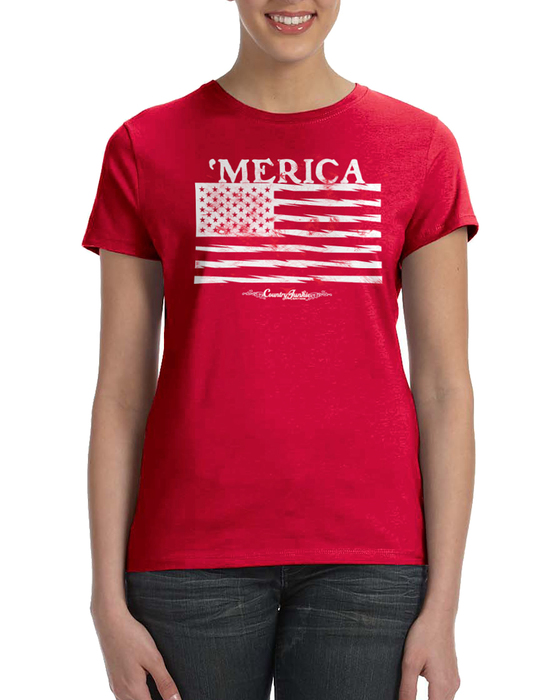 Merica Women's T-Shirt – Taste of Country Store