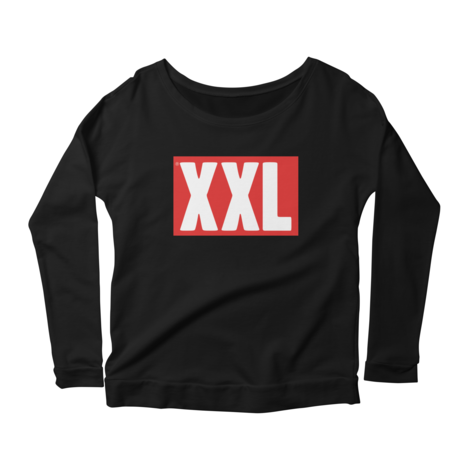 Women's XXL Logo Scoop Neck Long Sleeve T-Shirt