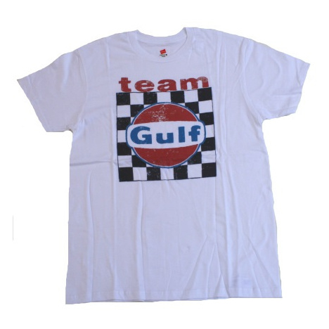 Gulf TEAM T-Shirt with Checkered Flag