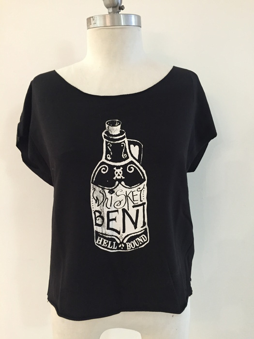 Whiskey Bent & Hell Bound Women's Off-Shoulder T-Shirt – Taste of ...